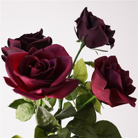 Haute qualité Real Touch Roses artificielles pour mariage décor à la maison nouvel an nouvel an chinois noël saint valentin décorations