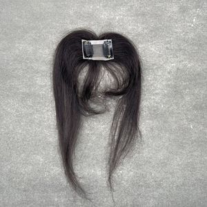 LONGFOR-Toupet à base mono en dentelle indienne pour femmes, longue durée, avec fermeture frontale, couvrant le front, noué à la main - Product Image 2