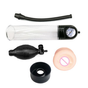 Kostenlose Individuelle Verpackung - Günstiger Großhandelspreis für Penispumpe zur Handstimulation und Vergrößerung mit Druckanzeige - Product Image 1
