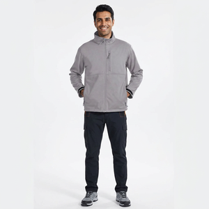 Veste softshell à manches longues en micro polaire avec étiquettes, services OEM professionnels en gros, fabrication au Pakistan - Product Image 1