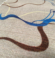 Tapis de couloir de luxe de haute qualité, tissé à la machine, en peluche, antidérapant, fabriqué en Chine