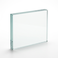 Verre feuilleté trempé 5mm+0.76PVB+5mm, verre de sécurité insonorisé pour les fenêtres et les portes des bâtiments commerciaux, fourniture d'usine