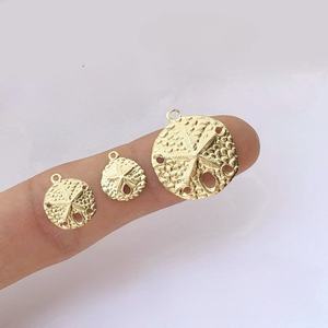 14 Karat Gold gefüllt Ocean Series Anhänger Jakobs muschel Seestern Muschel form Charms Schmuck Zubehör für DIY Armband Halskette Herstellung - Product Image 4