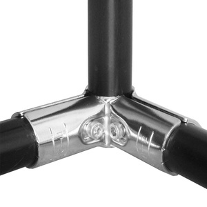 Nero rivestito HJ giunti metallici, angolo di metallo comune in accessori <span class=keywords><strong>per</strong></span> <span class=keywords><strong>tubi</strong></span> - Product Image 2