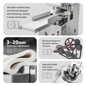 <span class=keywords><strong>Laminoir</strong></span> à pâte facile à utiliser Réversible Croissant Business Machine à laminer automatique à pâte - Product Image 2