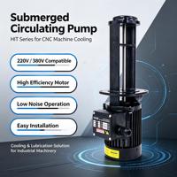 Pompa Sirkulasi Terendam H1T22 Impeller Baja Tahan Karat Tekanan Rendah (0.1-10 Bar) Mesin CNC EDM Pengumpan Otomatis OEM 1/6 HP