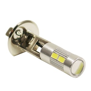 ไฟตัดหมอก LED สำหรับรถยนต์ H3 H1 5630 10SMD ความสว่างสูง หลอดไฟ LED สำหรับกลางวัน พร้อมระบบถอดรหัส ป้องกันการเกิดฝ้า - Product Image 4