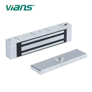 Vians Kontrol Akses Jarak Jauh Pabrik, Kunci Pintu Magnetik Listrik 180Kg 350Lbs dengan DC 12V 24V