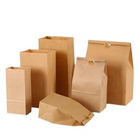 Sac en papier couché recyclé écologique imprimé sur mesure SOS pour la promotion, les expositions, les supermarchés, les achats et l'emballage alimentaire à emporter