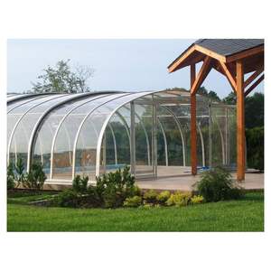 Serre en verre préfabriquée moderne en aluminium, multifonctionnelle, 4 saisons, imperméable, écologique, directement de l'usine Prima - Product Image 1