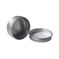 Vente en gros de boîtes en aluminium personnalisées de 30 ml, 52x22 mm, avec bouchon à vis, finition brillante, impression offset, emballage cosmétique
