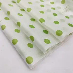 Eco amigável impressão personalizada presente embrulho papel embalagem papel colorido tecido papel para embrulhar roupas