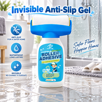 Crème de traitement antidérapante transparente invisible à base de gel, directement de l'usine, pour carrelage céramique, salle de bain, douche et zones humides
