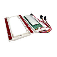 Interrupteur variateur d'intensité pour hôtel, 4 touches, 60W, DC12V, contrôleur sensible avec CCT/désembuage et haut-parleur sans fil pour projets de miroirs intelligents