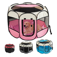 Petit toutes saisons pliable chat chien maison résistant aux rayures tissu Oxford amovible tente pour animaux de compagnie Cage Animal plastique lit livraison