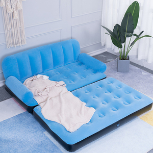 Portable Inflatable <strong>Beds</strong> Soft <strong>Velvet</strong> Warm <strong>Sofas</strong> Bedroom Furniture <strong>Beds</strong> <strong>With</strong> <strong>Air</strong> Pump Outdoor Camping <strong>Beds</strong> <strong>Sofa</strong> Beanbag Chair - Product Image 4