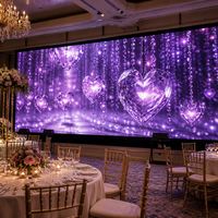 Pantalla LED de Alquiler para Interiores P2.5, Gabinete Ligero de Cierre Rápido, Pantalla LED a Todo Color para Bodas, Fiestas y Eventos