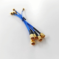 Cable Coaxial RG405 Semiflexible de 160 mm, Conector RP SMA de Polaridad Inversa Macho, Fabricantes de Cables de Conexión Coaxial RF