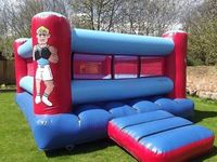 Grand ring de boxe gonflable en PVC, arène de combat gonflable pour événements en plein air et parcs d'attractions