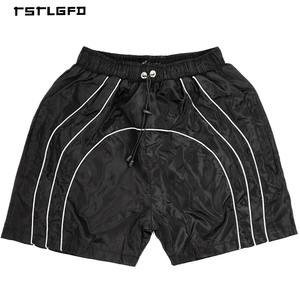 Custom Manufacturers Nylon <b>Men's</b> <b>Summer</b> Windbreaker <b>Jacket</b> and Waterproof Short Set Lightweight Streetwear Plaid Boxy Tracksuit - Product Image 6