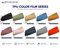 Film de protection de peinture automobile auto-cicatrisant en TPU argent métallisé liquide, à changement de couleur, pour application humide, 7,5 mil, 1,52*15 m