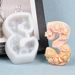 Moule en silicone à motif floral pour la décoration de gâteaux, outil de gaufrage pour fondant, chocolat, savon, pâtisserie DIY - Product Image 3