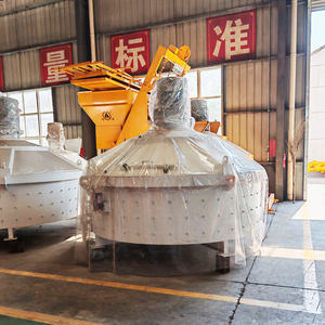 Mesin Mini harga rendah MP750 1000 liter <span class=keywords><strong>1m3</strong></span> poros vertikal planet cor beton Pan <span class=keywords><strong>Mixer</strong></span> dengan pengangkat pemuatan dan Hopper - Product Image 4