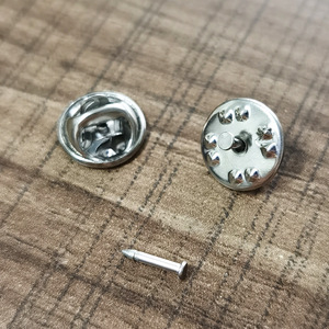 Stainless Steel Spike Pins For DIY Brooches Badges <b>Name</b> <b>Tags</b> Cuff Pins Jewelry Accessories Round Shape Unisex - Product Image 3