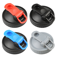 Bouchons à clapet colorés pour bocaux Mason en plastique à ouverture standard de 70 mm avec bec verseur