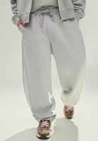 Ensemble de survêtement en molleton de coton épais 480 g/m² avec broderie de logo personnalisé, style streetwear oversize pour homme, 2 pièces