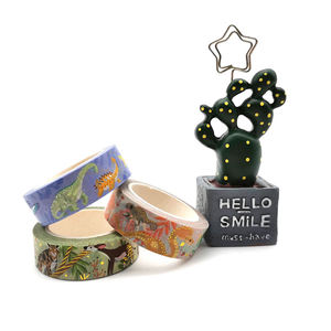 ขายร้อนโลโก้ที่กําหนดเองสไตล์สัตว์ดอกไม้Eco <span class=keywords><strong>Retro</strong></span> Rose Goldชุดตกแต่งการออกแบบส่วนบุคคลWashiเทป - Product Image 6