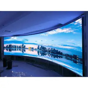 Vitrina de exhibición Led para interiores, pantalla de pared de vídeo curvo para eventos, Panel de partido en vivo, 500x1000mm, P3, Smd, P3.9, P391mm