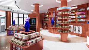 Custom Pop Toy Showcase with Glass Door | One-Stop Anime Shop Interior Design & Commercial Fitting - Product Image 4