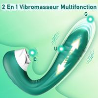 Jouets sexuels en silicone avec modes de léchage, vibrateur en silicone pour point G, stimulation clitoridienne, jouets sexuels pour femmes