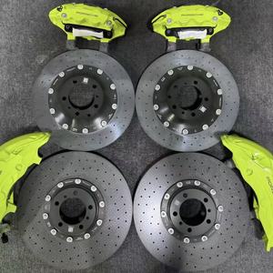 Kit de Caliper de Freno Grande de 10 Piezas Color Amarillo para Porsche 718 <span class=keywords><strong>2.0</strong></span> Cayman 2018 <span class=keywords><strong>en</strong></span> Rines de 20-22 Pulgadas, BMW M5 F90 M3 G80, Audi RS4 RS6 - Product Image 5