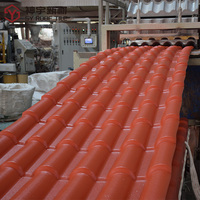 Tuiles romaines insonorisées de 30 ans, longue durée de vie, feuilles de toiture en ASA UPVC, anti-corrosion, toiture en plastique, panneau de toiture en PVC