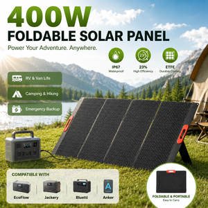 400W <b>Foldable</b> <b>Solar</b> Manufacturer Portable for Power Station Off Grid OEM Bulk Wholesale Supplier SN- ME-SC400W Hig - Product Image 3