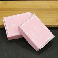 Boîte d'expédition personnalisée écologique et recyclable en carton rose pour l'e-commerce