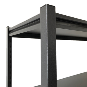 5層ヘビーデューティーボルトレス調節可能ラックスチール収納棚倉庫ガレージ金属棚ユニット棚 - Product Image 6