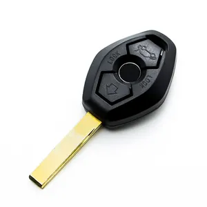 适用于B-MW EWS系统E38 E39 E46 X3 X5 Z3 Z4 1/3/5/7系列空白钥匙的顶级汽车遥控钥匙