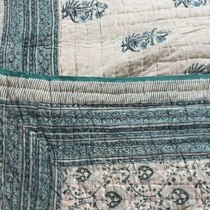 Design haut de gamme meilleur design haut de gamme fait à la main meilleur offre spéciale ensemble de couvre-lit matelassé en coton de haute qualité broderie légère imprimée - Product Image 1