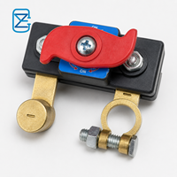 Interruptor de Corte de Batería de Coche Ajustable de Cobre Puro 12V-24V, Alta Conductividad, Interruptor de Desconexión de Energía Estable para Coche y Camión