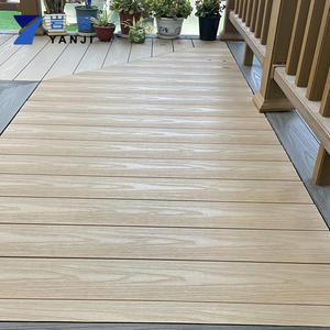 Nouvelle technologie de terrasse extérieure en WPC, terrasse portable en WPC, terrasse extérieure imperméable en co-extrusion, revêtement de sol composite extérieur - Product Image 1