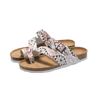 Nuevas Sandalias de Playa de Corcho Coloridas para Parejas, Chanclas de Verano para Hombre y Mujer, Venta al por Mayor - Product Image 4