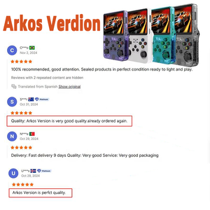 เครื่องเล่นเกมพกพา Linux ระบบยอดนิยม ความจุ 64GB 128GB 256GB พร้อมเกม 20000 เกม รุ่น R36S - Product Image 6