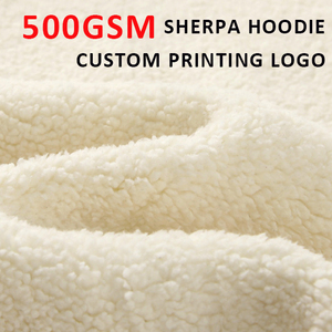 Sudadera con Capucha Personalizada con Logotipo, 500 g/m², Gruesa y Pesada, Chaqueta con Capucha, Abrigo Informal de Invierno con Cierre Completo y Forro de Sherpa - Product Image 3
