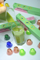 Cápsulas de Té Matcha Puro, Cápsulas Vertuo y Cápsulas de Café, Té Instantáneo en Polvo en Envase de Botella, Cápsula de Té Verde Matcha