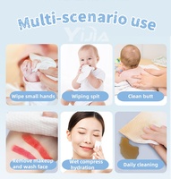 Lingettes humides pour bébé biodégradables, naturelles et organiques, marque OEM, hypoallergéniques, non parfumées, portables, respectueuses de la peau, échantillons gratuits