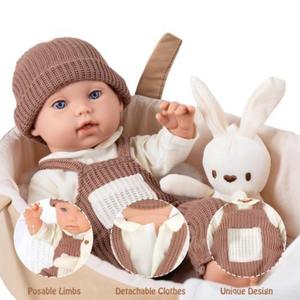 Vente en Gros de Berceau pour Nouveau-Né Accessoires Vêtements Tricotés Jouets Poupée Bébé Lapin - Product Image 5