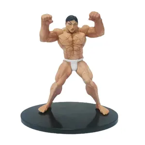 Animation BAKI Hanayama Kaoru Underworld Muscular Gladiator Anime Figurine Statue Action Figure Collection Model Doll Toys